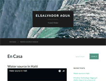 Tablet Screenshot of foroagua-elsalvador.org